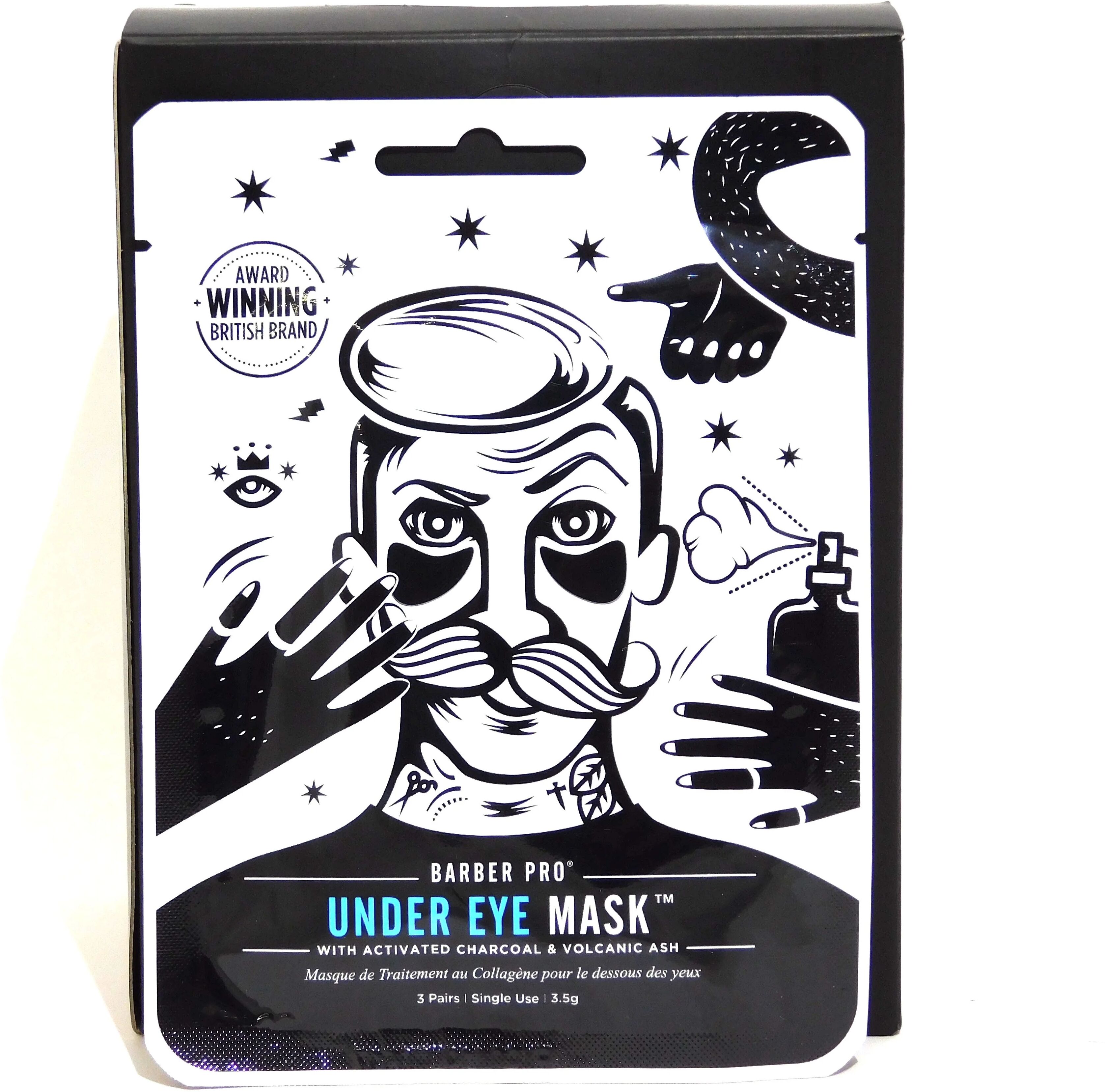 Barber Pro - Under Eye Mask 3x 3.5 gr - Maschera Antirughe