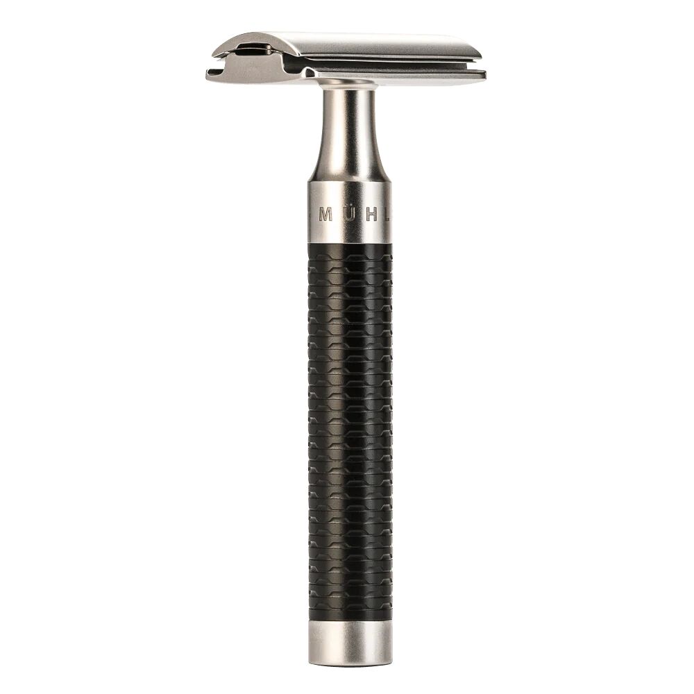 Muhle Rocca R96 Closed Comb In Acciaio Inox Nero