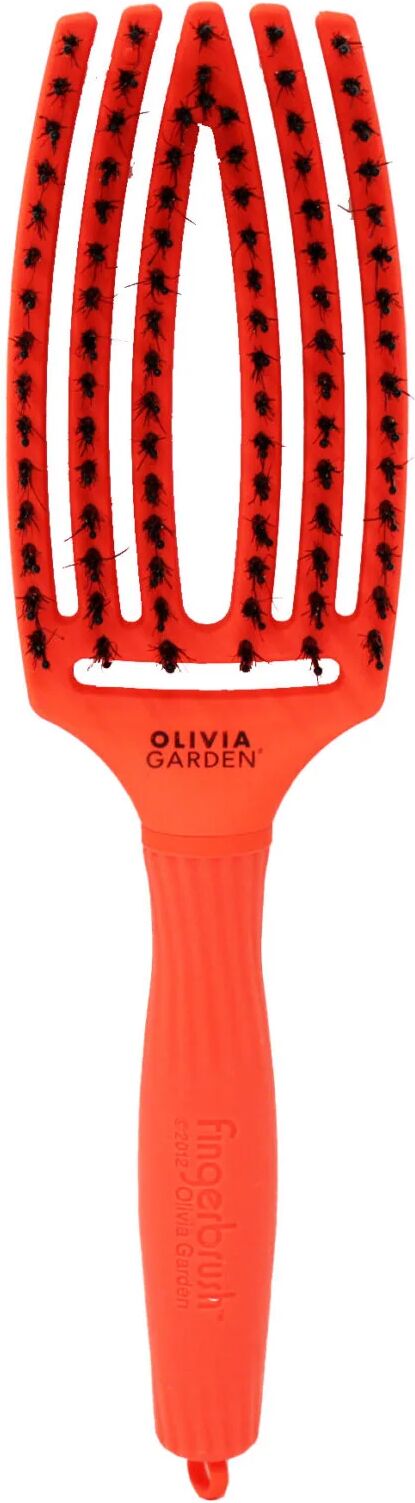 Olivia Garden Spazzola Districante Finger Medium Think Pink Bold Orange