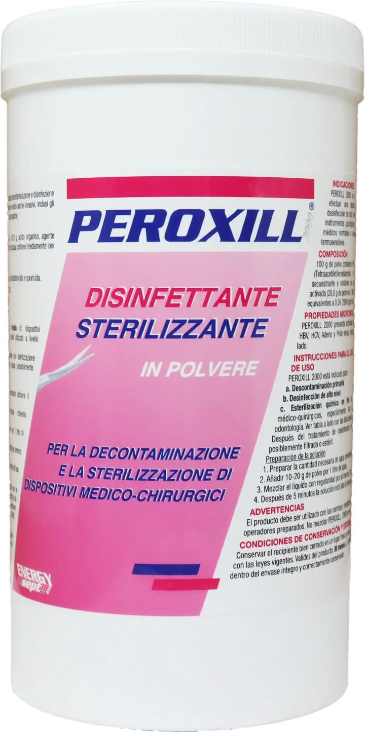 LH AMedics Professional Peroxill 2000 Disinfettante Sterilizzante In Polvere Per Dispositivi Medico Chirurgici 1000 gr