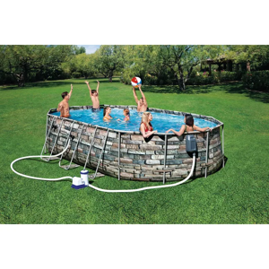 Fuori Bestway Piscina Comfort Jet 610x366xh122 Cm