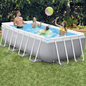 Fuori Intex Piscina Rettangolare Prisma Frame 400x200x100 Cm