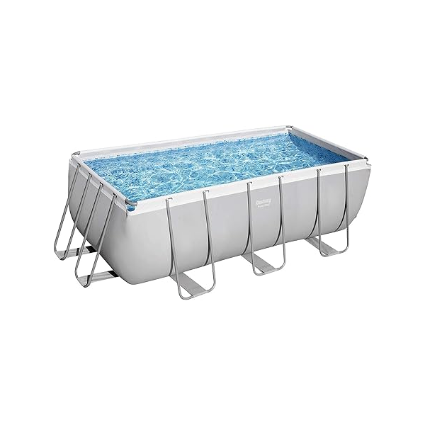fuori bestway piscina power steel rettangolare con telaio portante cm.412x201x122h.