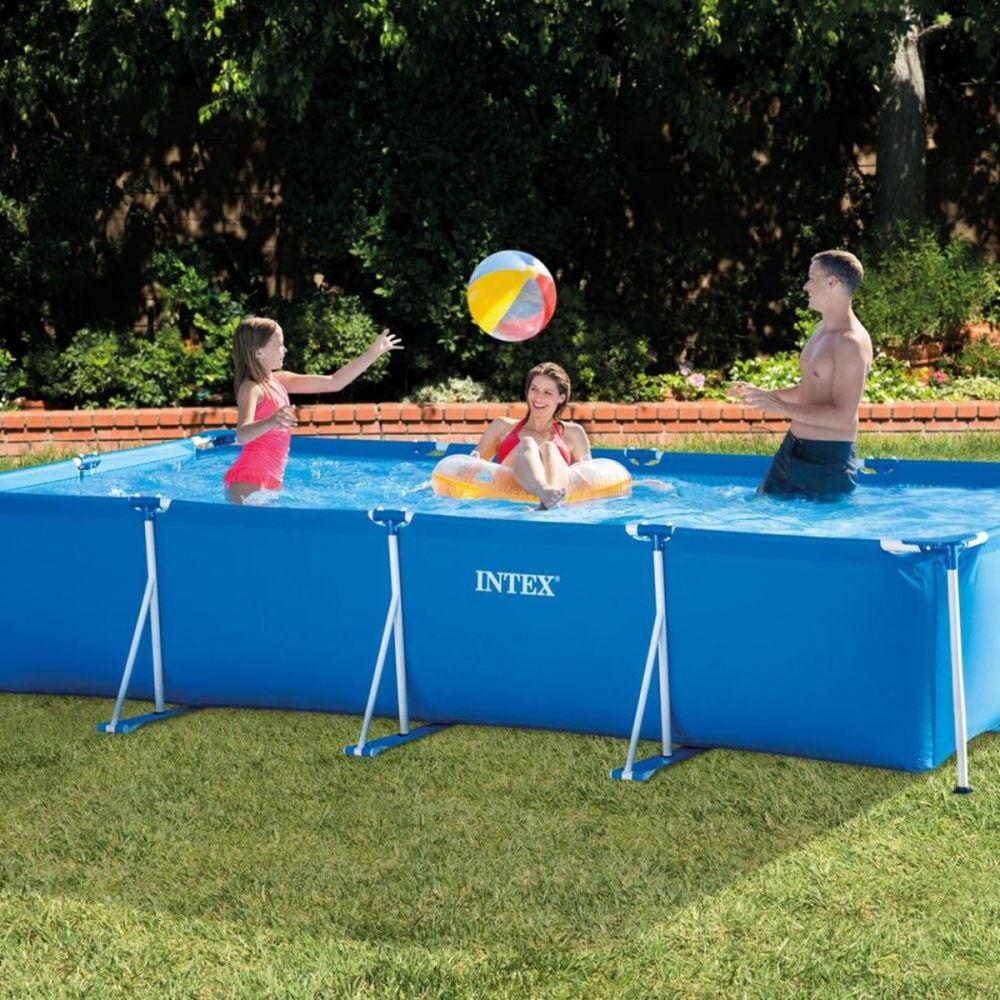 Fuori Intex Piscina Rettangolare Small Frame 450x220x84 cm