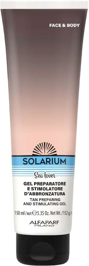 solarium gel preparatore d'abbronzatura viso e corpo 150ml