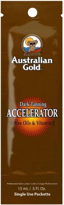 australian gold dark tanning accelerator 250ml , 15ml