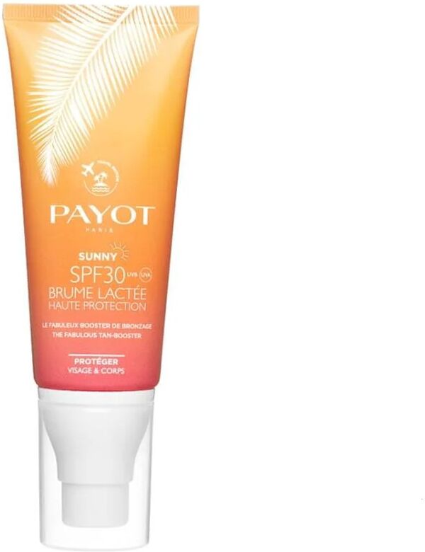 payot paris payot sunny brume lactee spf30 latte solare viso e corpo, 100ml