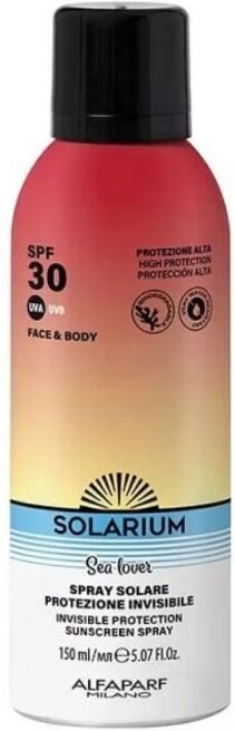 solarium spray solare protezione invisibile viso e corpo 150ml, spf30