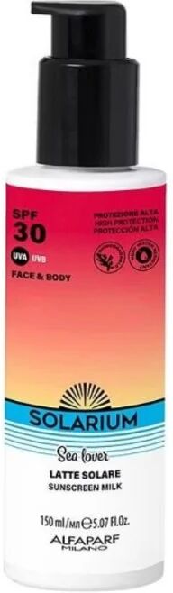 solarium latte solare viso e corpo 150ml, spf30