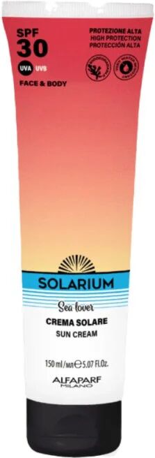 solarium crema solare viso e corpo 150ml, spf30