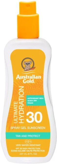 Australian Gold Spray Gel protezione solare viso e corpo 237ml, SPF30