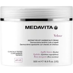 Medavita Velour Instant Relief Hair & Scalp Cream cuoio capelluto sensibile 500ml