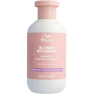 Wella Professionals Wella Invigo Blonde Recharge Cool Blonde Shampoo capelli biondi o grigi, 300ml