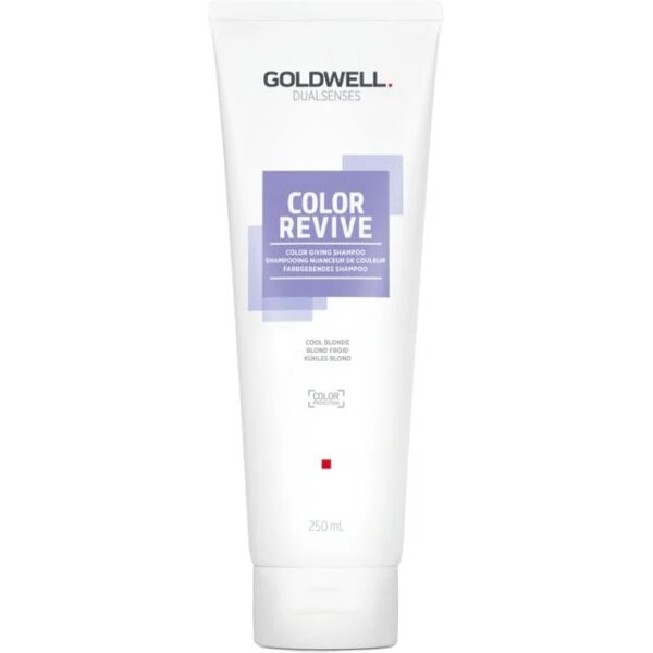 goldwell dualsenses color revive shampoo colorante 250ml, biondo freddo