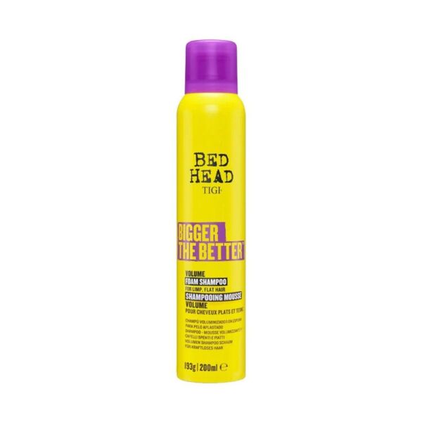 tigi bed head bigger the better volume foam shampoo capelli fini 200ml