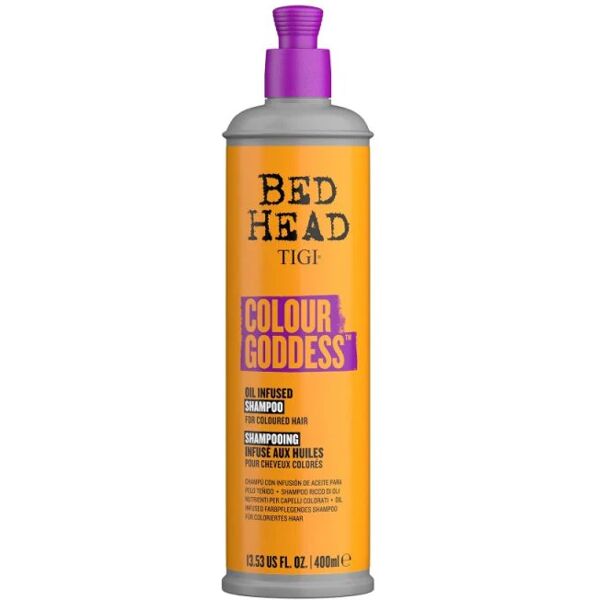 tigi bed head colour goddess shampoo capelli colorati, 400ml