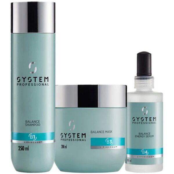 system professional balance kit trattamento anticaduta capelli donne