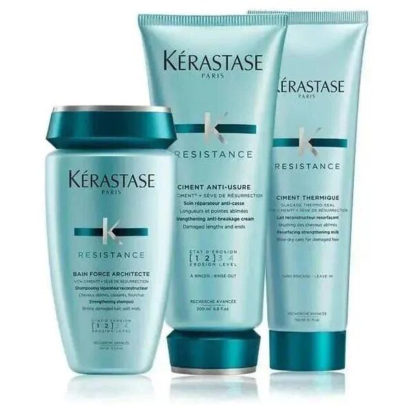 kerastase resistance kit ricostruzione professionale capelli danneggiati