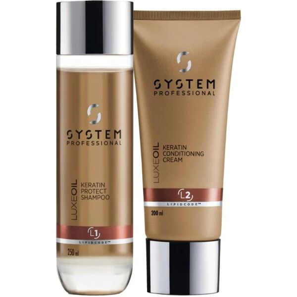 system professional luxe oil kit shampoo e balsamo