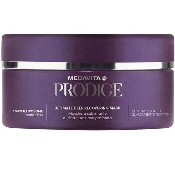 medavita prodige ultimate deep recovering mask maschera ristrutturante capelli 250ml