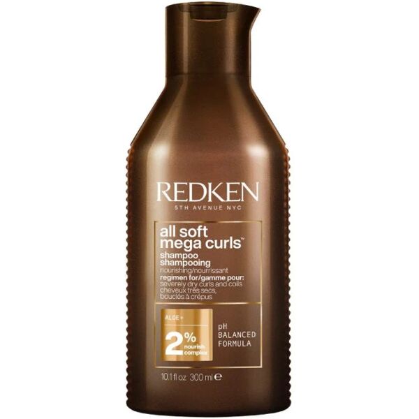 redken all soft mega curls shampoo capelli ricci 300ml