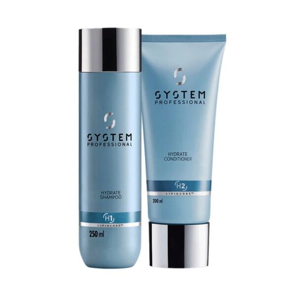 system professional hydrate kit shampoo e balsamo