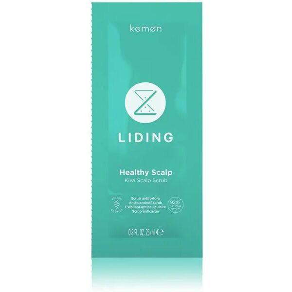 kemon liding healthy scalp kiwi scalp scrub antiforfora 25ml