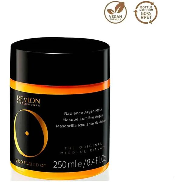 revlon professional orofluido radiance argan mask maschera illuminante capelli, 250ml