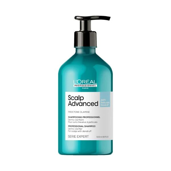 l'oreal professionnel scalp advanced shampoo dermo clarifier antiforfora, 500ml