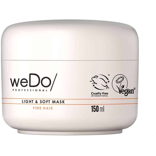 wedo professional wedo/ professional light & soft maschera bio capelli fini, 150ml