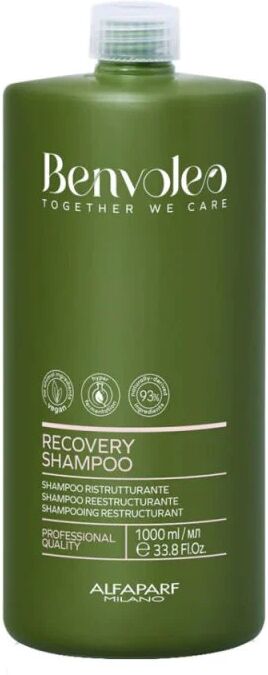 alfaparf milano alfaparf benvoleo recovery shampoo capelli danneggiati, 1000ml