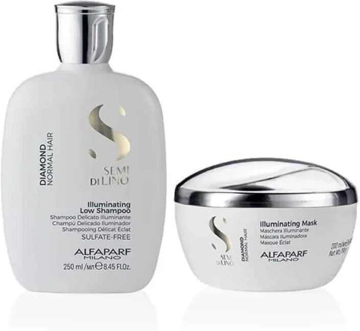 alfaparf milano alfaparf semi di lino diamond kit shampoo e maschera