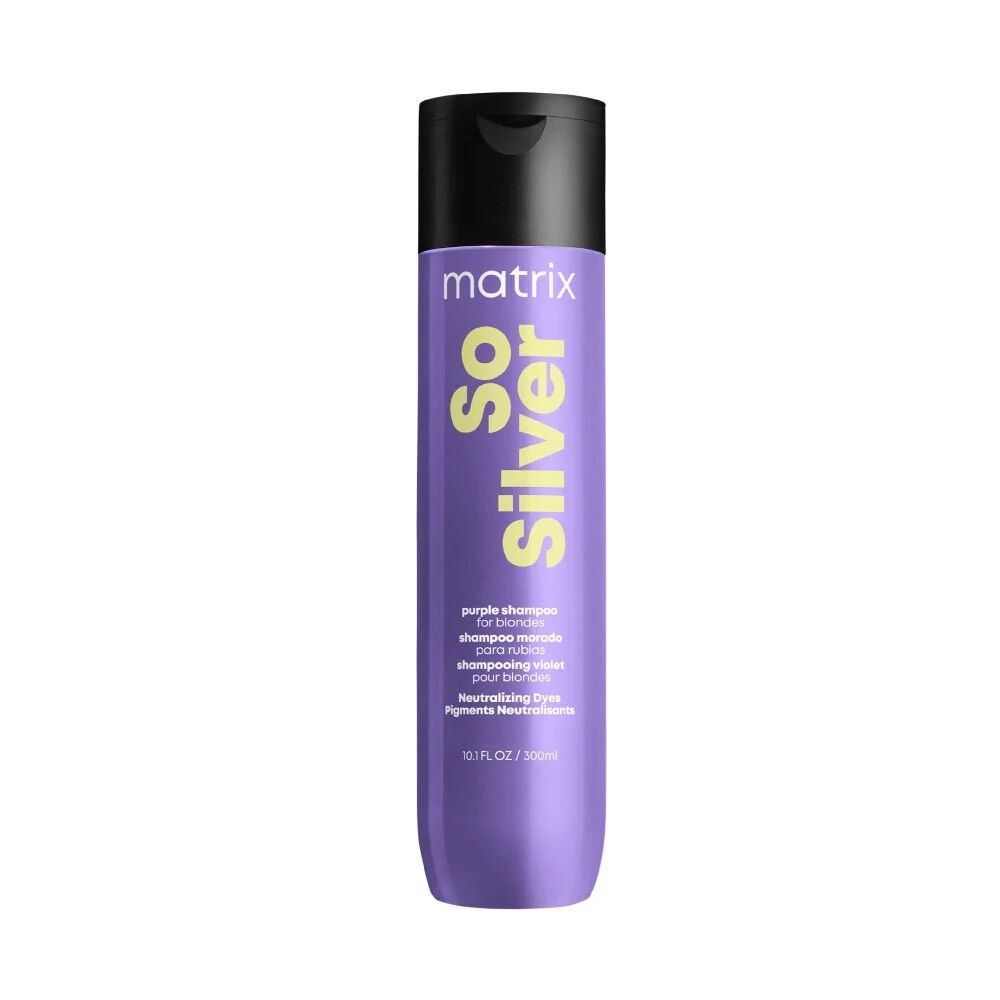 matrix so silver shampoo antigiallo capelli biondi e grigi 300ml