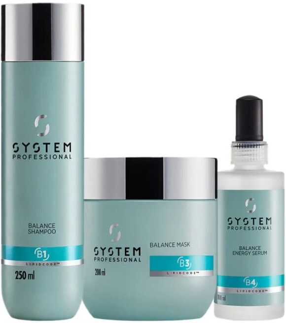 system professional balance kit trattamento anticaduta capelli donne