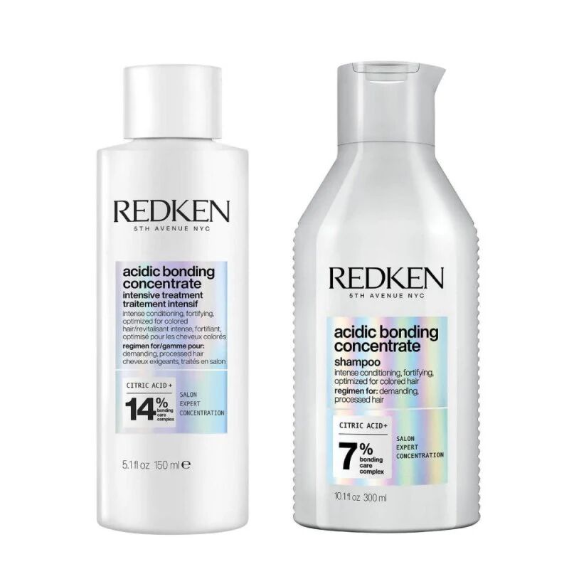 redken acidic bonding kit treatment e shampoo capelli danneggiati