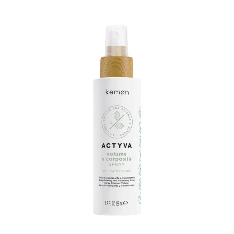 kemon actyva volume e corposita spray volumizzante capelli 125ml