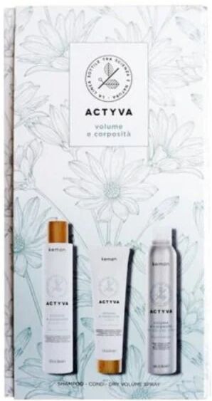 kemon actyva volume e corposita kit capelli fini