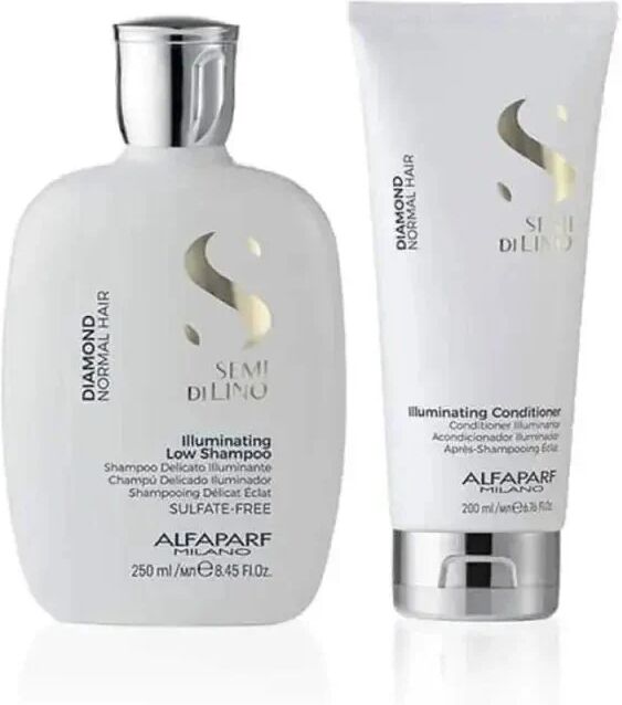 alfaparf milano alfaparf semi di lino diamond kit shampoo e balsamo