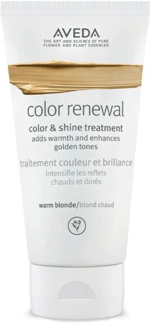 aveda color renewal color & shine treatment maschera tonalizzante capelli 150ml, biondo caldo