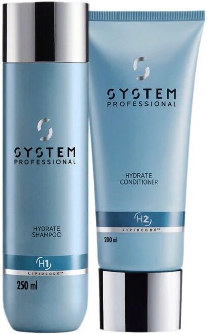 system professional hydrate kit shampoo e balsamo