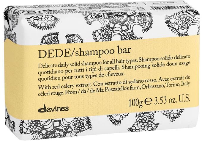 davines dede shampoo bar shampoo solido delicato 100gr