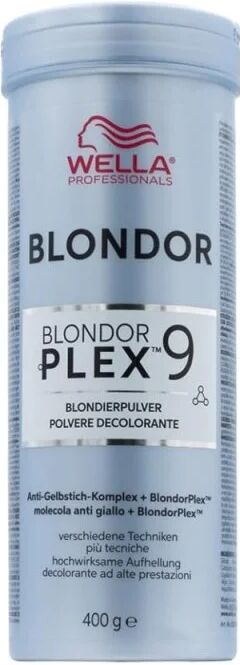 wella professionals wella blondor plex 9 polvere decolorante, 400gr