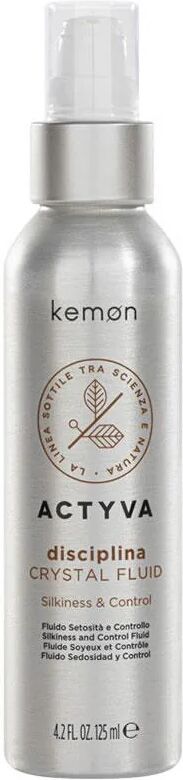 kemon actyva disciplina crystal fluid trattamento capelli crespi 125ml