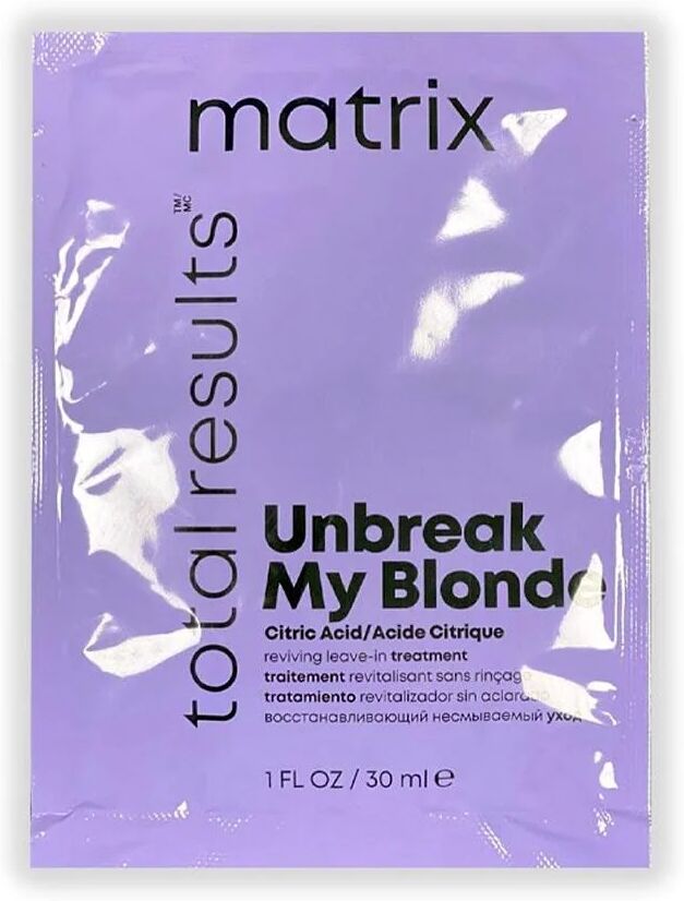 matrix total results unbreak my blonde leave in treatment capelli biondi, 30ml