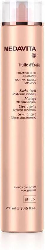 medavita huile d'etoile shampoo di oli inebriante ph 5.5, 250ml