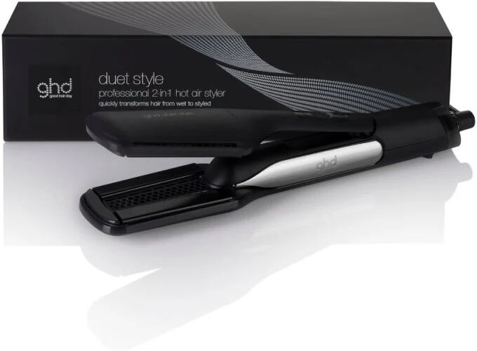 ghd duet style piastra asciugacapelli 2 in 1, nero