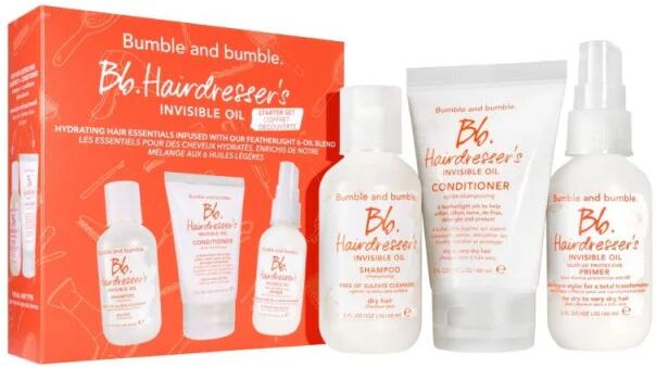 bumble and bumble invisible oil starter kit capelli secchi