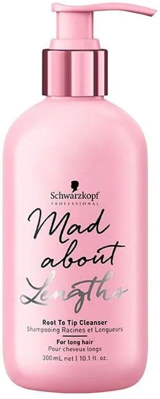 schwarzkopf mad about lengths root to tip cleanser 300ml shampoo capelli lunghi