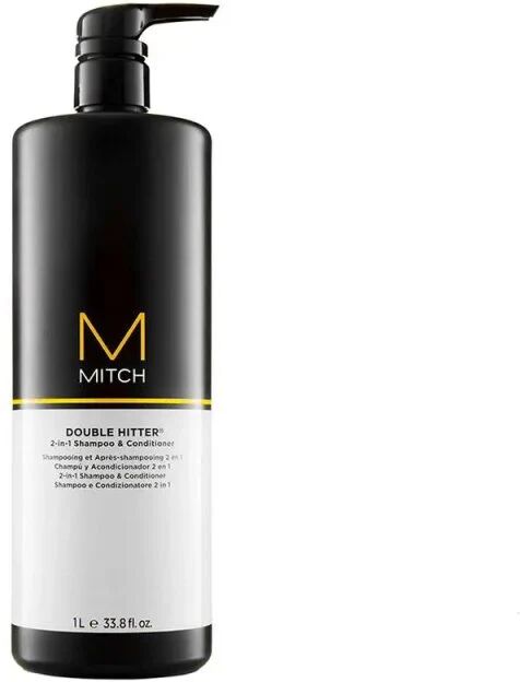 paul mitchell mitch double hitter shampoo e balsamo, 1000ml