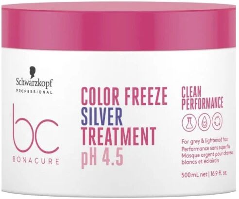 Schwarzkopf Color Freeze Silver Treatment Maschera Antigiallo, 500ml